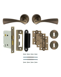 Antique Brass Sintra Lock Pack - Ultimate Door Pack