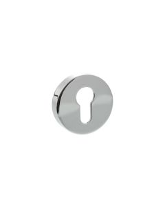 Senza Pari Polished Chrome Round Euro Escutcheon | SPROESCEPC