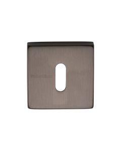 Matt Bronze Standard Key Escutcheon Square - SQ5002