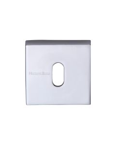 Polished Chrome Standard Key Escutcheon Square - SQ5002