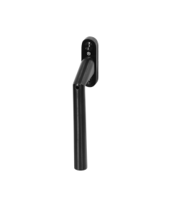 BLU Satin Black Inline Angled Lockable Espagnolette Handle   |  SST100B-PBK