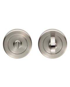 Satin Nickel Serozzetta Turn and Release