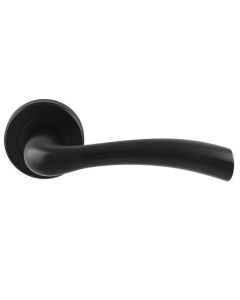 Carlisle Matt Black Serozzetta Cinquanta Lever on Rose | SZR050MB