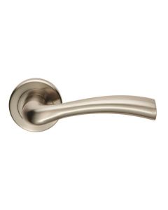 Satin Nickel Serozzetta Cinquanta Lever on Rose