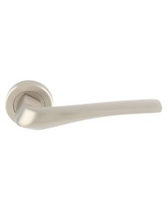 Carlisle Satin Nickel Pronta Lever on Rose | SZR120SN