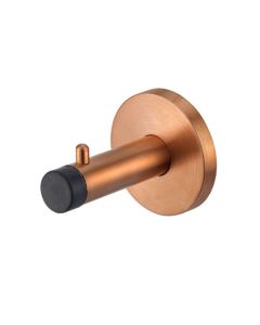 Copper Cubicle Cylindrical Coat Hook Buffer | T501CU