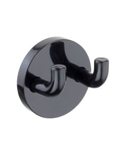 Black Nylon Double Coat Hook | T530NB
