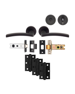 Matt Black Tavira Bathroom Pack - Ultimate Door Pack