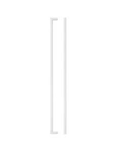 Brushed Nickel Square Block Cabinet Handle c/c 448mm | TDFPS-448-BN