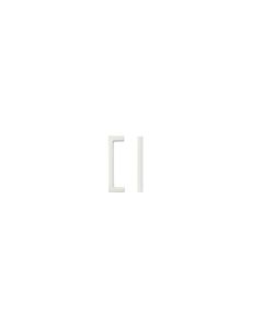 Brushed Nickel Square Block Cabinet Handle c/c 96mm | TDFPS-96-BN