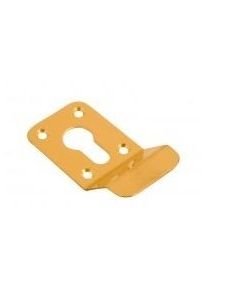 90x45mm Polished Brass Euro Cylinder Pull