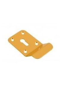 90x45mm Polished Brass Keyhole Cylinder Pull