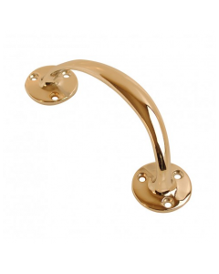 153mm Polished Brass Bow Handle