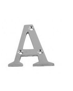 67mm Polished Chrome Letter - ABC
