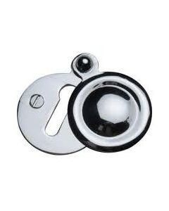32mm Polished Chrome Covered Victorian Escutcheon