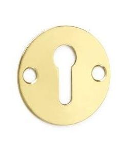 32mm Polished Brass Open Victorian Escutcheon