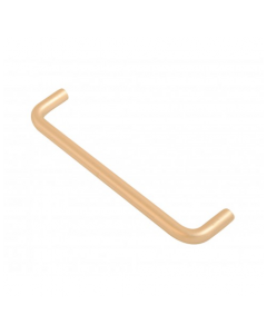 153mm Polished Brass 8mm dia D Handle