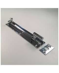 100x32mm Polished Chrome Necked Barrel Bolt