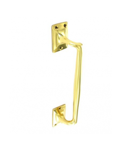 300mm length Polished Brass Pub Style Pull Handle