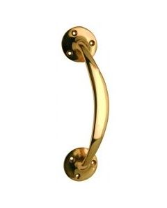 150mm length Polished Brass Bow Pull Handle