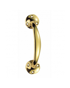 180mm length Polished Brass Bow Pull Handle