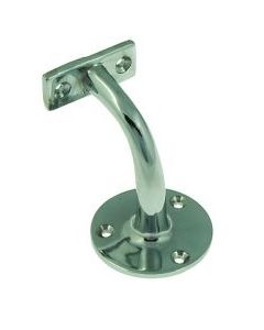 65mm Polished Chrome Heavy Pattern Handrail Bracket