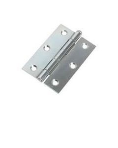 Pair 76mm Zinc Plated Loose Pin 1840 Hinges