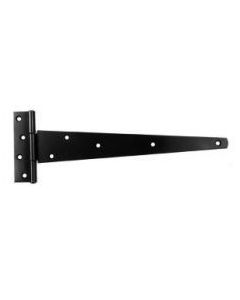 Pair 450mm Black Japanned Strong Pattern Tee Hinge
