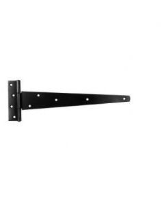 Pair 500mm Black Japanned Strong Pattern Tee Hinge
