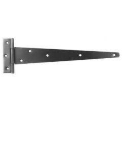 Pair 400mm Black Japanned Medium Pattern Tee Hinge