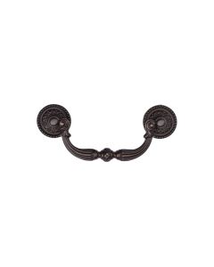 Matt Bronze 96mm c/c Ornate Swan Drawer Drop Pull | TK3085-096-LBN