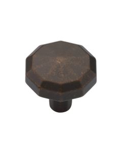 Matt Bronze Octagonal Knob - 30mm  | TK4231-030-LBN