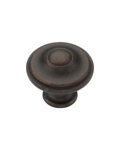 Matt Bronze Domed Round Knob - 30mm  | TK4408-030-LBN