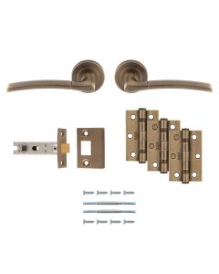 Antique Brass Cabanas Latch Pack - Ultimate Door Pack