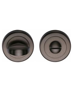 Matt Bronze Round Bathroom Turn & Release - V0678