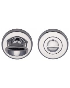 Polished Chrome Round Bathroom Turn & Release - V0678