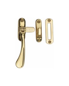 Heritage Brass Polished Brass Casement Window Fastener - Spoon Pattern