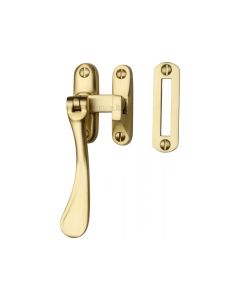 Heritage Brass Satin Brass Casement Window Fastener - Spoon Pattern