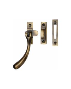 Heritage Brass Antique Brass Casement Window Fastener - Ball Design