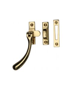 Heritage Brass Unlacquered Brass Casement Window Fastener - Ball Design