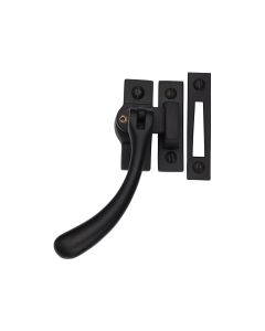 Heritage Brass Matt Black Lockable Casement Window Fastener - Ball Design