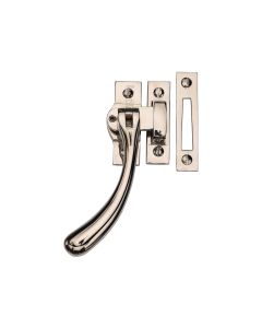 Heritage Brass Polished Nickel Finish Lockable Casement Window Fastener - Ball Design