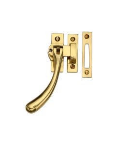 Heritage Brass Unlacquered Brass Lockable Casement Window Fastener - Ball Design
