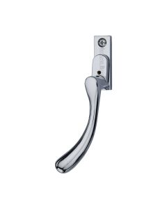 Heritage Brass Polished Chrome Lockable Left-Handed Espagnolette - Ball Design