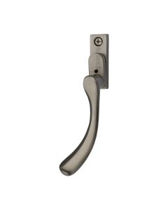 Heritage Brass Satin Nickel Lockable Left-Handed Espagnolette - Ball Design