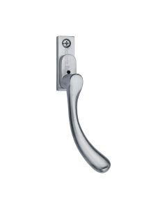 Heritage Brass Satin Chrome Lockable Right-Handed Espagnolette - Ball Design