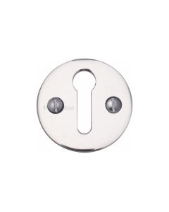 Polished Chrome Standard Key Escutcheon Round - V1010