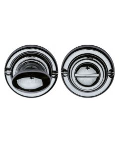 Polished Chrome Round Bathroom Turn & Release - V1015