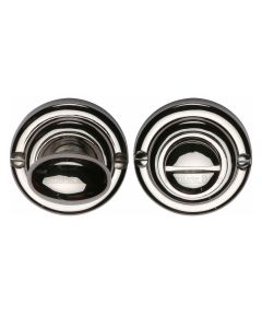 Polished Nickel Finish Round Bathroom Turn & Release - V1015