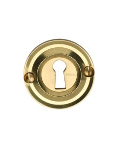 Polished Brass Heritage Brass Open Keyhole Round - V1016